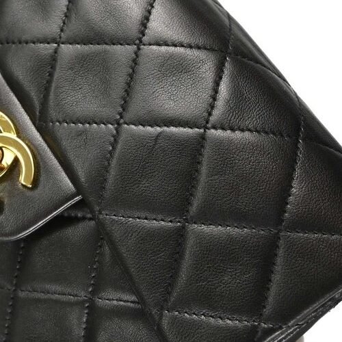 Chanel Classic Mini Square Flap Lambskin detail