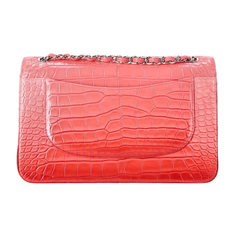 Chanel Double Flap Jumbo Matte back view