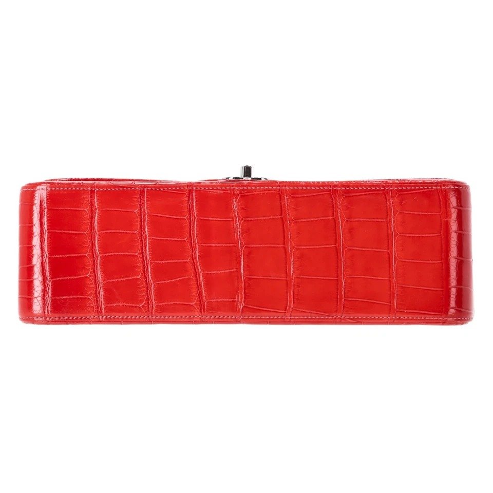Chanel Double Flap Jumbo Matte bottom view
