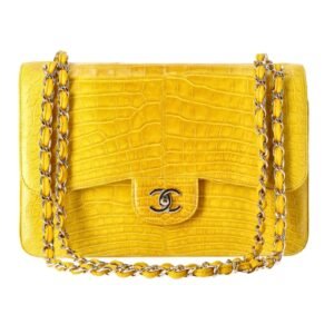 Chanel Yellow Shinny Alligator