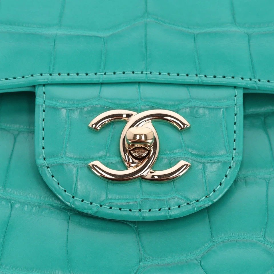 Chanel Matte Alligator Jumbo hardware