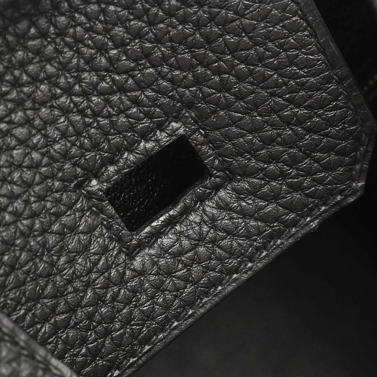 Hermès Birkin 25 Black Togo handbag leather