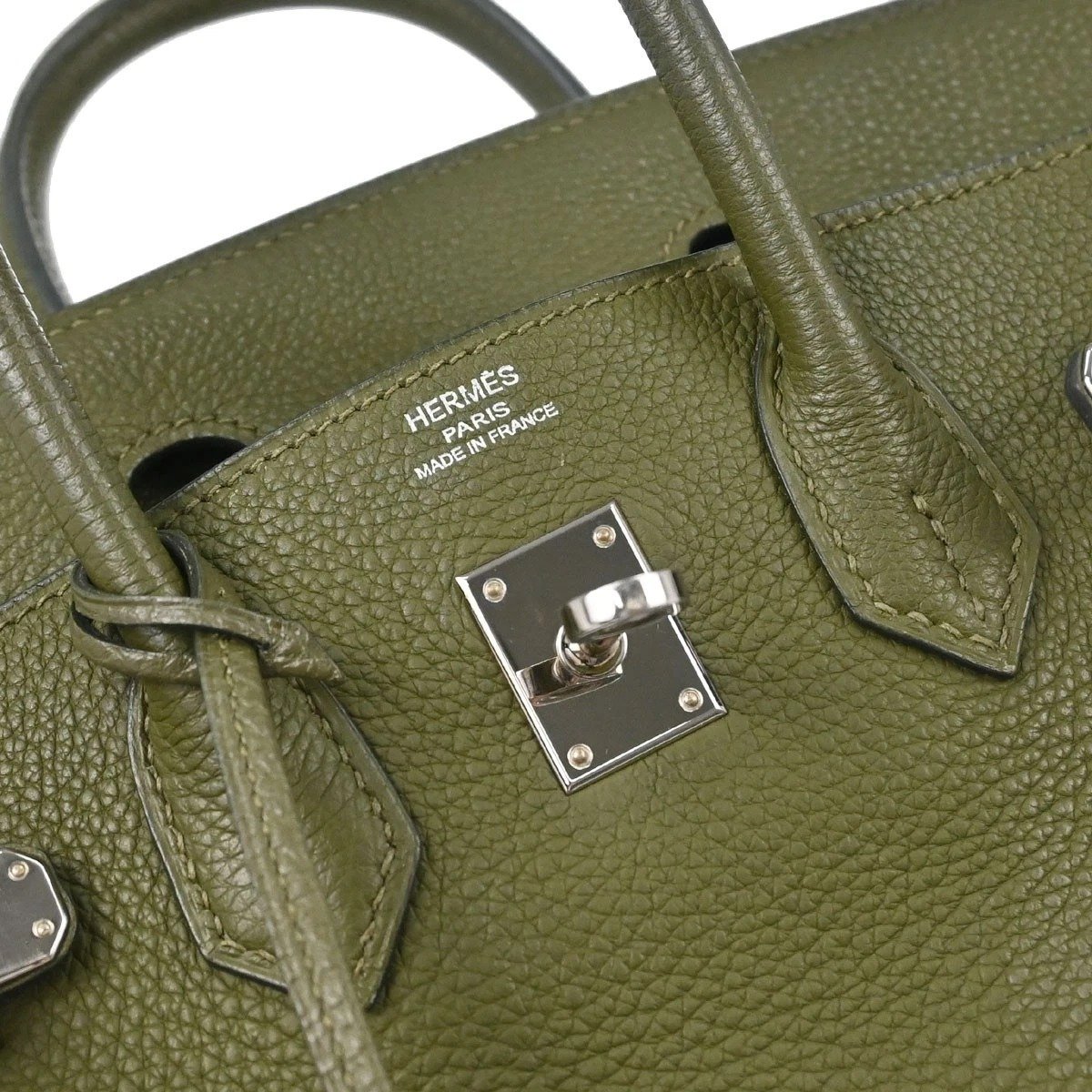 Hermès Birkin 25 Canopee Clemence front view
