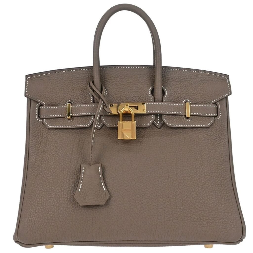 Hermès Birkin 25 Étoupe Gray Togo leather