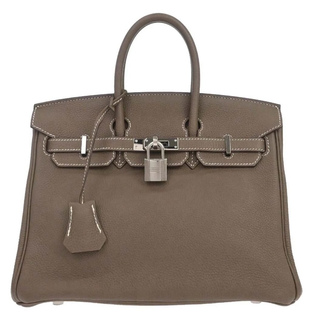 Hermes Birkin 25 Etoupe Gray Togo