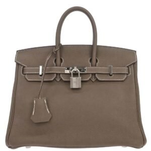 Hermes Birkin 25 Etoupe Gray Togo