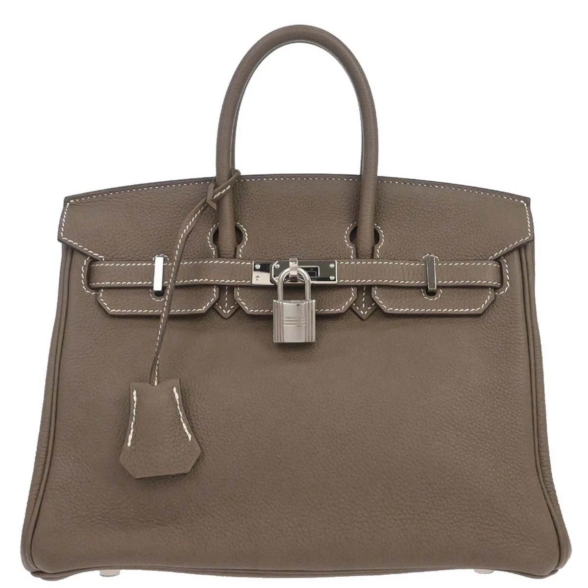 Hermes Birkin 25 Etoupe Gray Togo