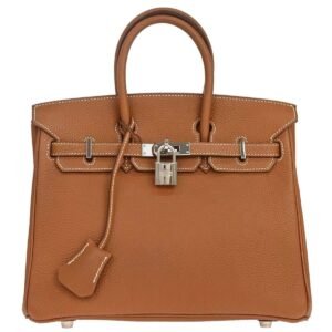 Hermes Birkin 25 Gold Taurillon Clemence