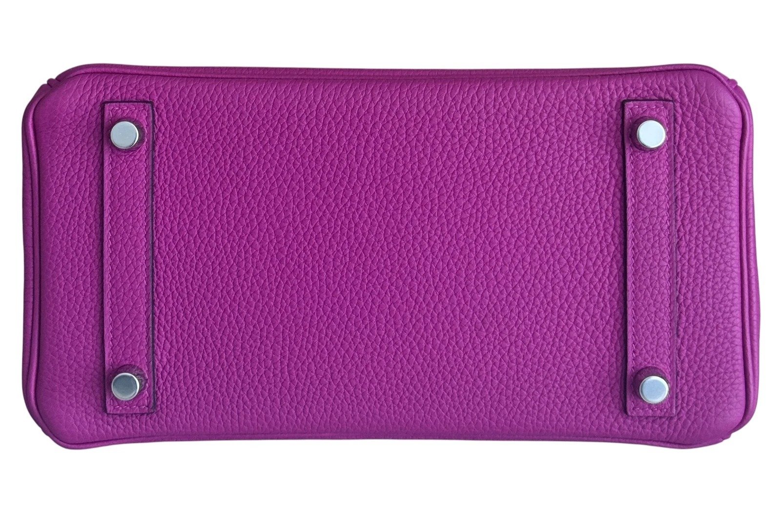 Hermès Birkin 25 Rose Pourpre Togo bottom view