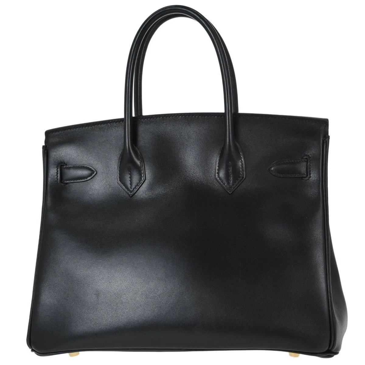 Hermès Birkin 30 Black Box Calf back view