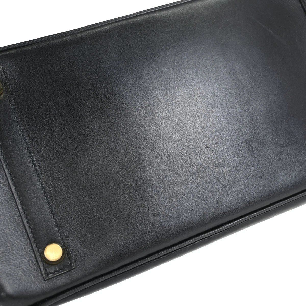 Hermès Birkin 30 Black Box Calf Leather Handbag - Image 2