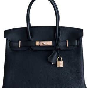 Hermes Birkin 30 Black Noir Togo