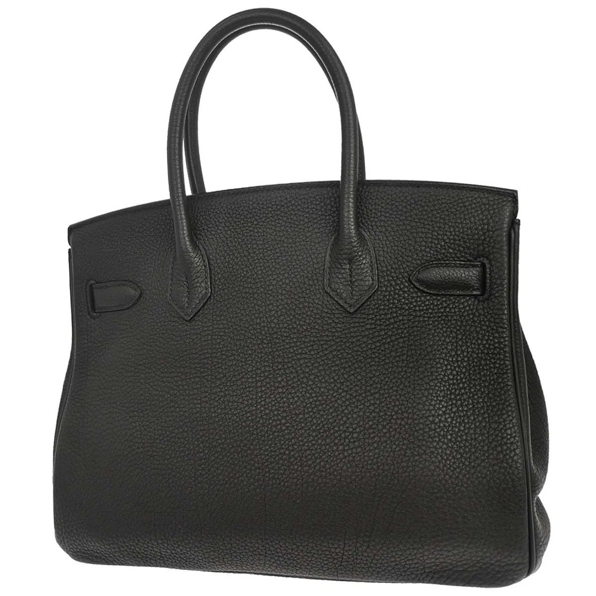 Hermès Birkin 30 Black Togo back view