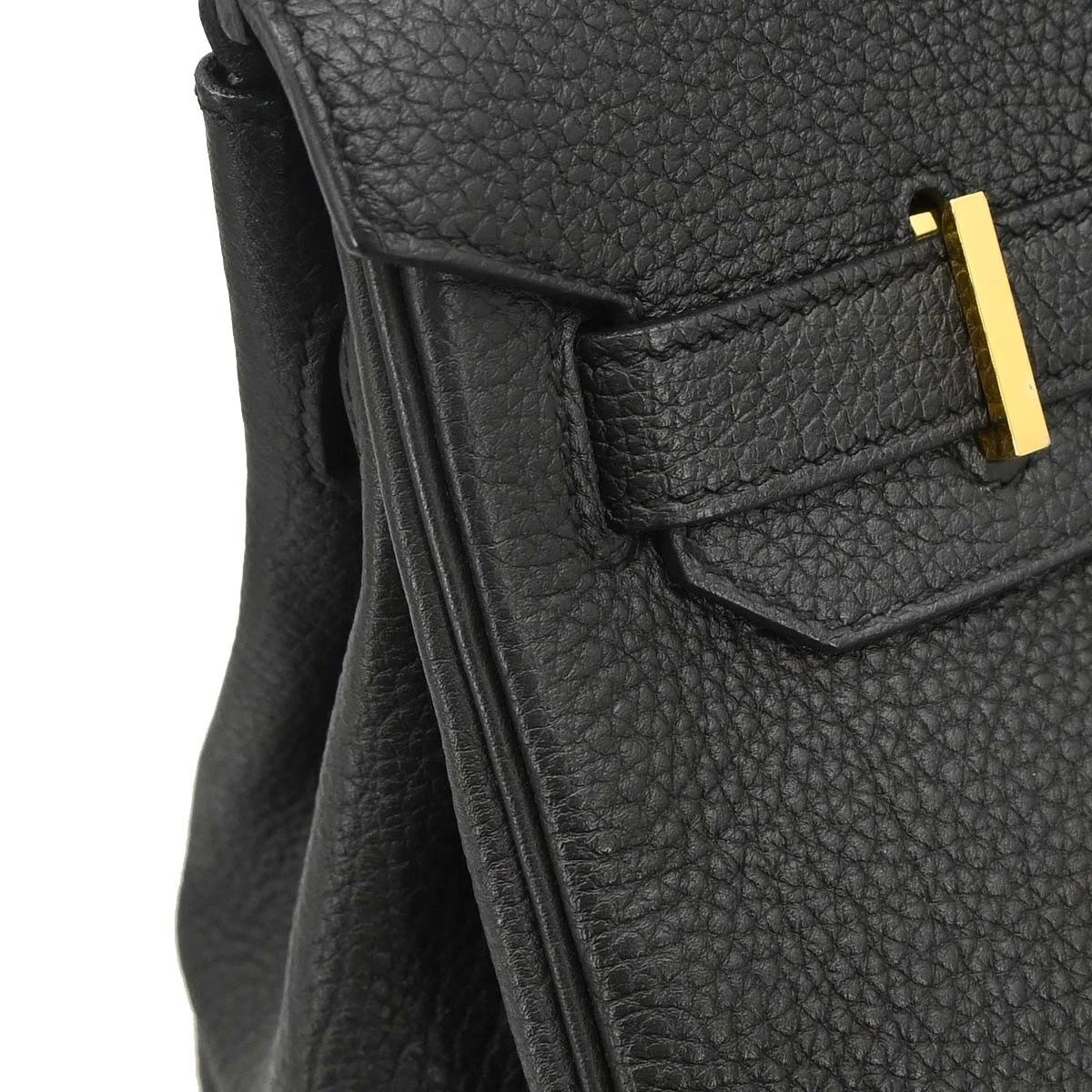 Hermès Birkin 30 Black Togo side view