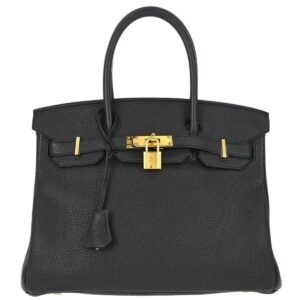 Hermès Birkin 30 Black Togo Handbag