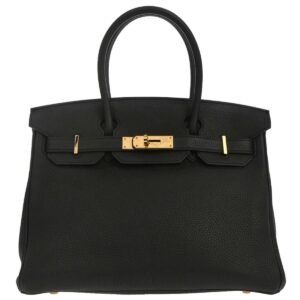 Luxury Hermès Birkin 30 Black Togo