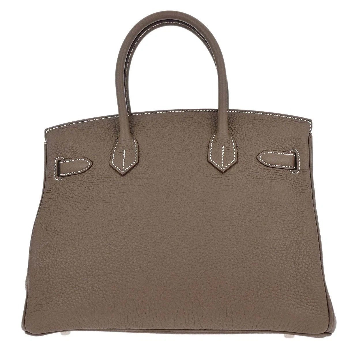 Hermès Birkin 30 Etoupe Togo back view