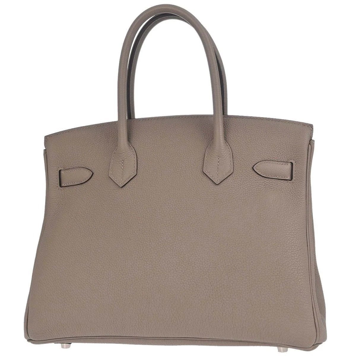 Hermès Birkin 30 Gris Asphalt Togo back view