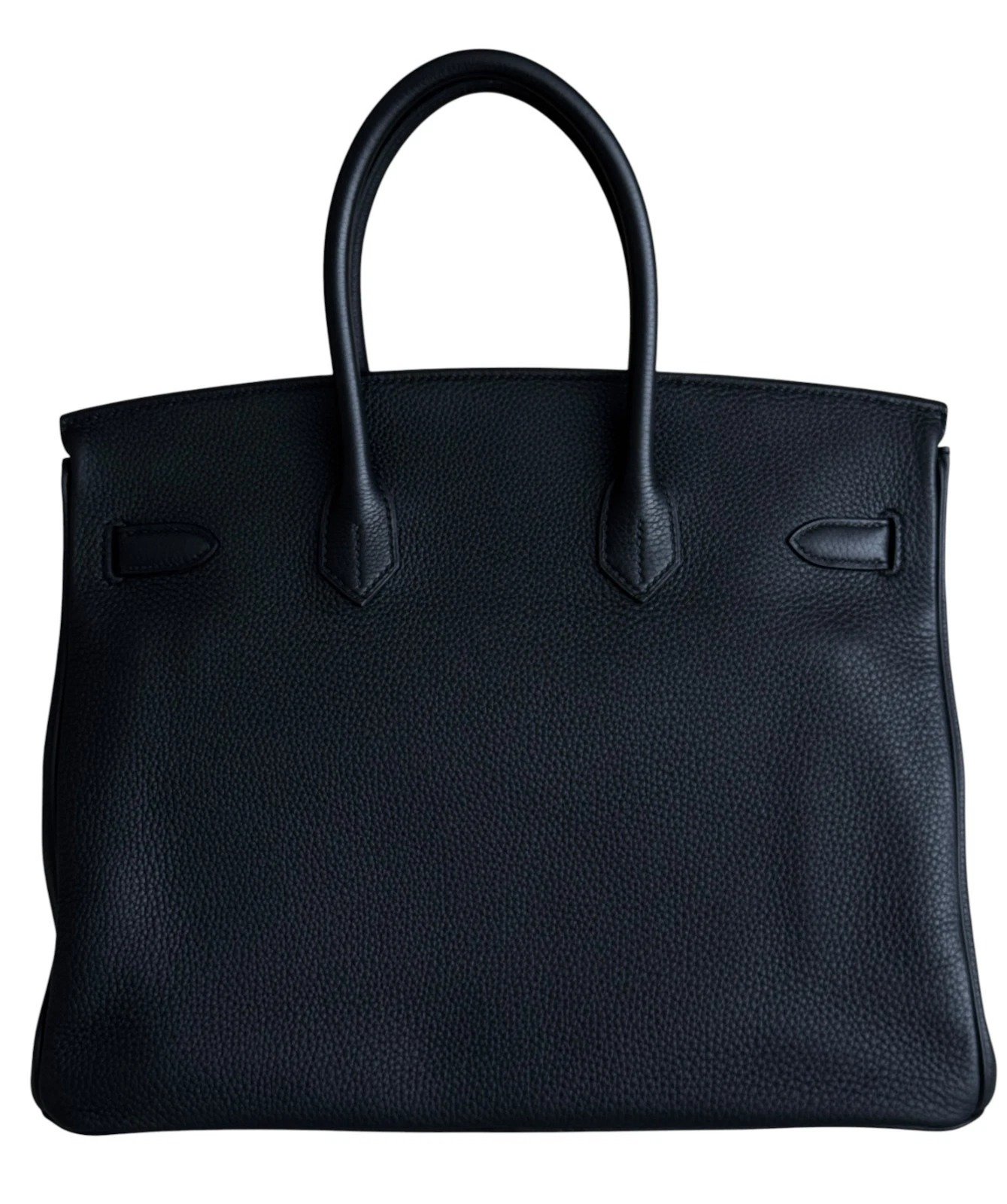 Hermès Birkin 35 Black Noir Togo back view