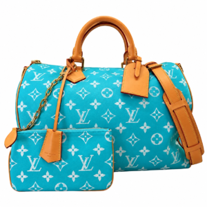 LOUIS VUITTON Speedy P9 Bandouliere 40 Turquoise