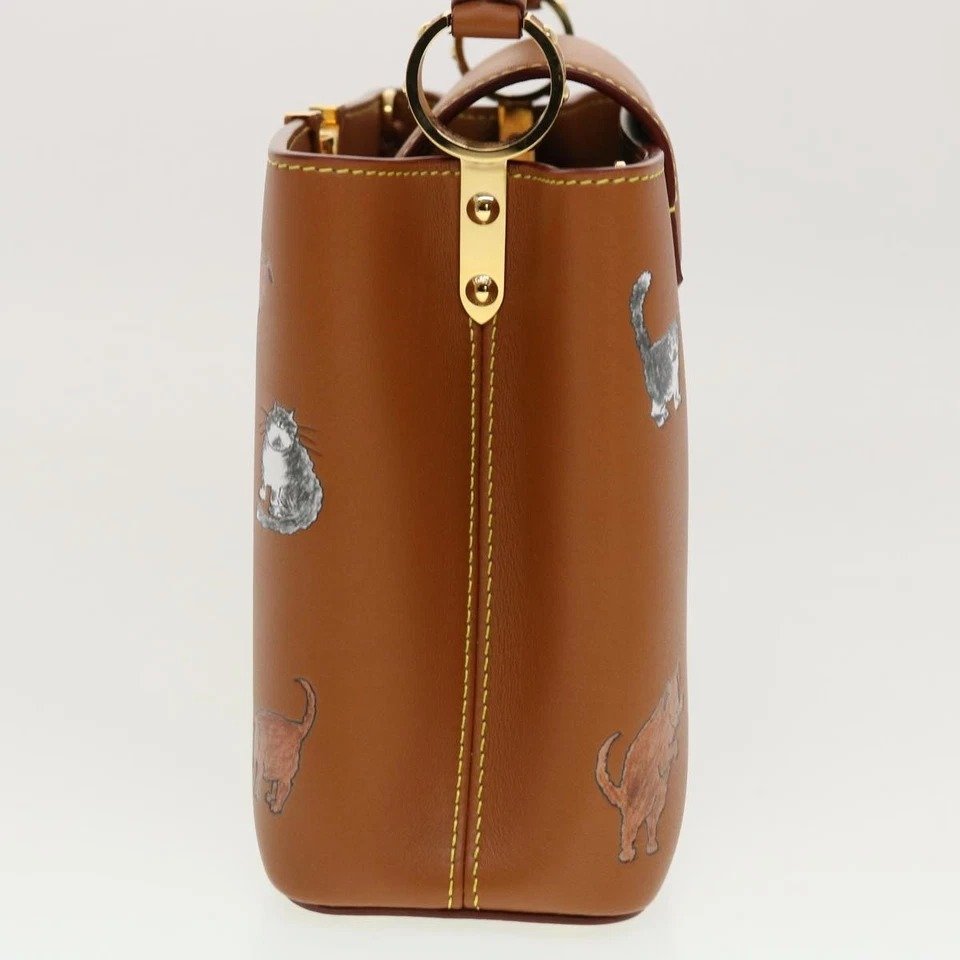 Louis Vuitton Capucines Catogram BB Brown side view