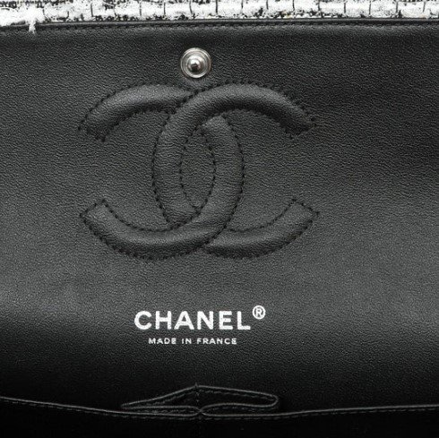 Chanel 2.55 Reissue Garden Party Silver Hardware CC logo