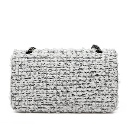 Chanel 2.55 Reissue Garden Party Silver Hardware back view