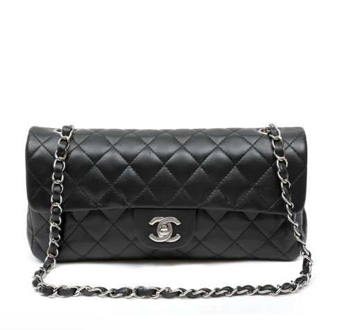 Chanel East West Black Quilted