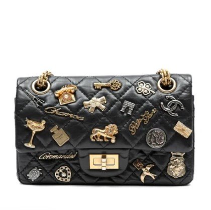 Chanel Reissue 2.55 Flap Bag Lucky Charms Gold Hardware front view