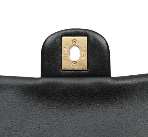 Chanel Rock The Corner Quilted Calfskin Classic Flap hardware logo
