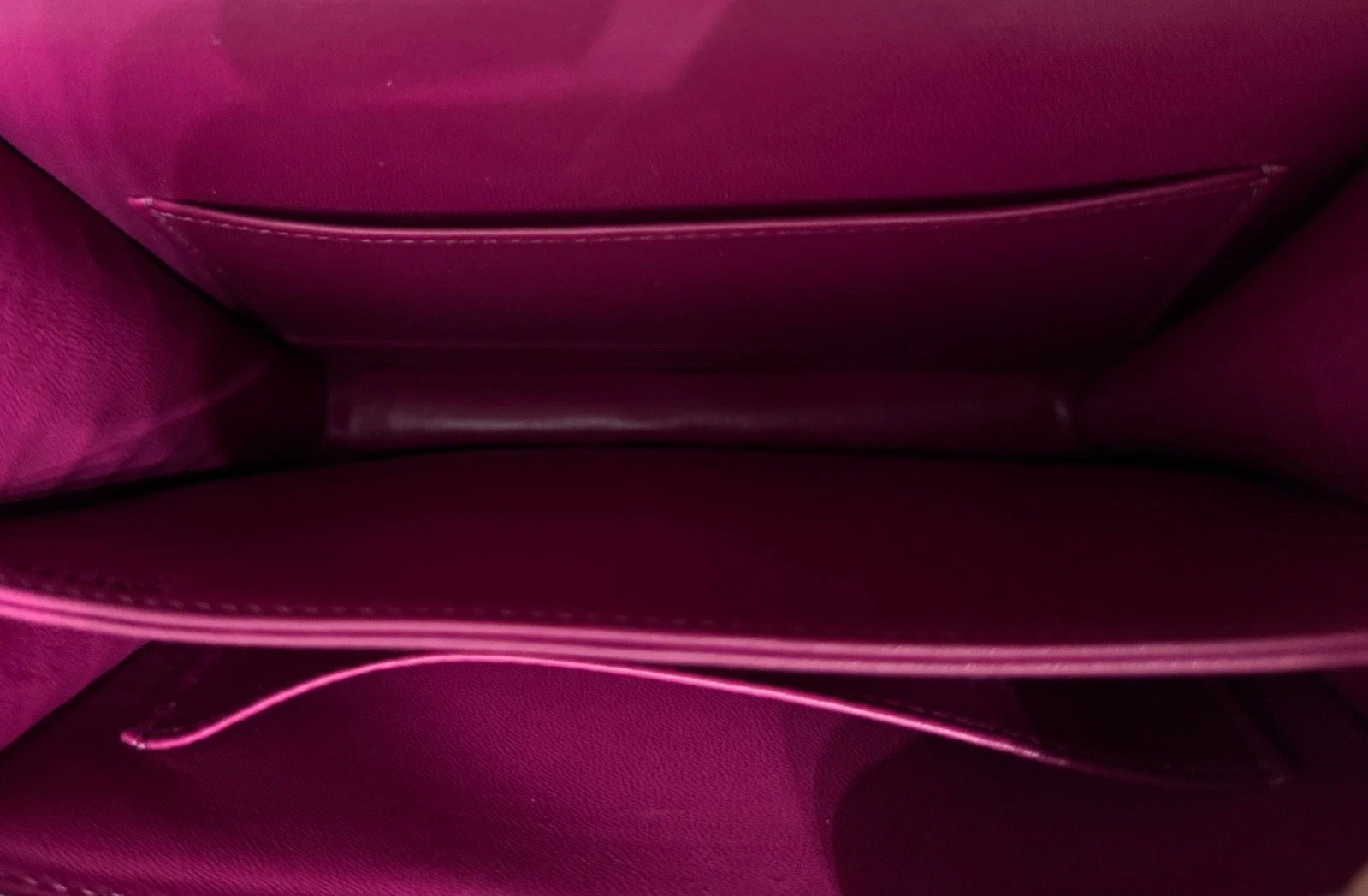 Hermès Constance 18 Mini Rose Scheherazade inside view
