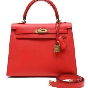 Hermès Kelly 25 Rouge Casaque Epsom