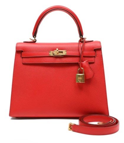 Hermès Kelly 25 Rouge Casaque Epsom