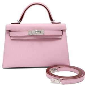 Hermès Kelly Mini Mauve Sylvestre Epsom